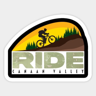 Ride - Canaan Valley Mountain Biking Sticker